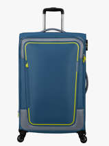 Softside Luggage Pulsonic American tourister Blue pulsonic 146518