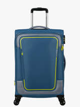 Softside Luggage Pulsonic American tourister Blue pulsonic 146517