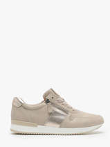 Sneakers In Leather Gabor Beige accessoires 32