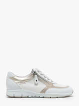 Sneakers In Leather Mephisto White women P5144649