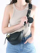 Gretel Belt Bag  Ted lapidus Violet gretel TLAU8933-vue-porte