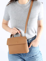 Sac Bandouli�re Calie Cuir Nathan baume Marron nathan 19-vue-porte