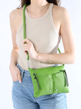 Crossbody Bag Pocket Miniprix Green pocket 19206-vue-porte