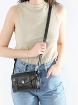 Leather Mini Indispensable clipse Bag Paul marius Black eclipse MINIECL-vue-porte