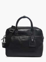 2-compartment Business Bag Foulonn Etrier Black foulonne EFOU8152