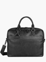 1 Compartment  Business Bag  With 15" Laptop Sleeve Etrier Black spider ESPI8021