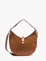 Shoulder Bag Luna Leather Great by sandie Beige luna SNA