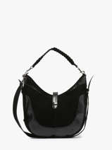 Shoulder Bag Luna Leather Great by sandie Black luna SNA