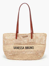 Shopping Bag Cabas Raphia Vanessa bruno Beige cabas raphia 60V40468