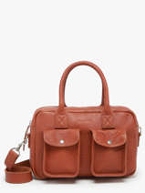 Sac Bandoulire Vintage Cuir Paul marius Marron vintage LEDANDYS