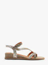 Sandals Olim In Leather Mam'zelle Silver women CSG2Q05