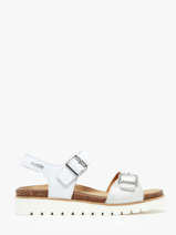 Sandals In Leather Mephisto White women P5144812