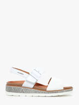 Sandals In Leather Mephisto White women P5144821