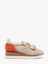Sneakers In Leather Nathan baume Beige women 241NS21