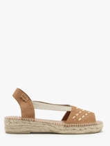 Espadrilles In Leather Toni pons Brown women EDITH