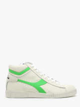 Sneakers In Leather Diadora Green unisex 180083