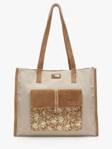 Shopping Bag Mahe Cotton Les tropeziennes Beige mahe TZ02
