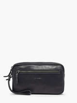 Leather Foulonn� Men's Pocket Etrier Black foulonne EFOU721S