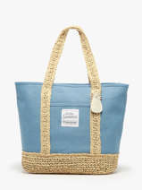 Shopping Bag Hondo Cotton Les tropeziennes Blue hondo TZ01