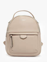 Backpack Miniprix Beige grained F3606