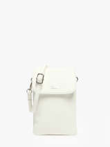 Sac Bandouli�re Grained Miniprix Blanc grained F3609