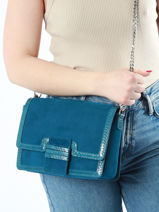 Crossbody Bag Judith Leather Great by sandie Blue judith SNA-vue-porte