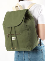 Backpack Hindbag Green best seller ELIOT-vue-porte