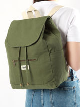 Sac  Dos Eliot Coton Hindbag Vert best seller ELIOT-vue-porte