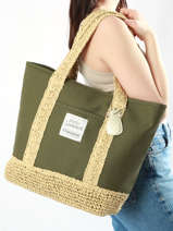 Shopping Bag Hondo Cotton Les tropeziennes Green hondo TZ01
