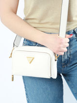 Crossbody Bag Cosette Guess White cosette VA922214-vue-porte