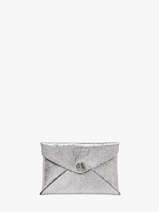 Card Holder Etincelle Iris�e Leather Etrier Silver etincelle irisee EETI5003