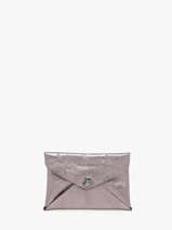 Card Holder Etincelle Iris�e Leather Etrier Silver etincelle irisee EETI5003