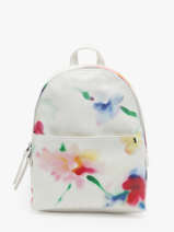 Backpack Desigual White liquid flower 24SAKP14