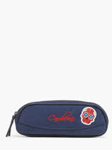 2 Compartments Pouch Vintage Family Boulanger Cameleon Blue vintage family boulanger TROU