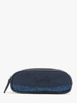 Pencil Case For Kids 2 Compartments Vintage Fantasy Cameleon Blue vintage fantasy TROU