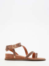 Sandals In Leather Mam'zelle Brown women CSG2Q25