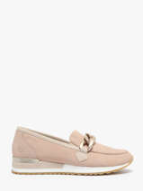Moccasins In Leather Remonte Pink women 31