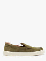 Boat Shoes In Leather Tommy hilfiger Green men 4985MSD