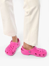 Slippers Crocs Pink unisex 10001-vue-porte