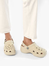 Slippers Crocs Beige women 206750-vue-porte