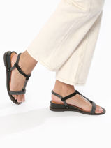 Sandals Olgi In Leather Mam