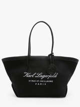 Shoulder Bag Hotel Karl Cotton Karl lagerfeld Black hotel karl 241W3005