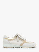 Sneakers In Leather Mephisto White women P5144649