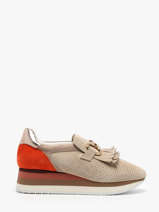 Sneakers In Leather Nathan baume Beige women 241NS21