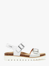 Sandales En Cuir Mephisto Blanc accessoires P5144812