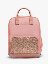 2-compartment Backpack Cameleon Pink vintage fantasy SD37
