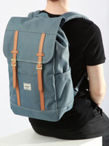 1 Compartment Backpack With 15" Laptop Sleeve Herschel Blue classics 11397-vue-porte