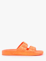 Claquettes Cacatoes Orange accessoires NEON