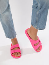Claquettes Neon Cacatoes Rose women NEON-vue-porte