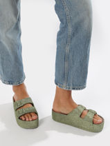 Flip Flops Caipirinha Glitter Cacatoes Multicolor women CAIPIRIN-vue-porte